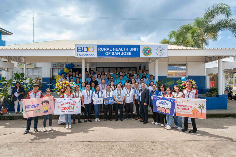 01_BDO Foundation reaches 200th RHU milestone 01