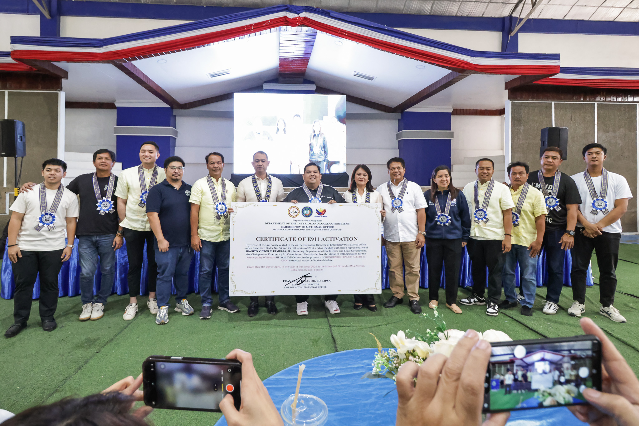 Awarding of Go Live Certificate