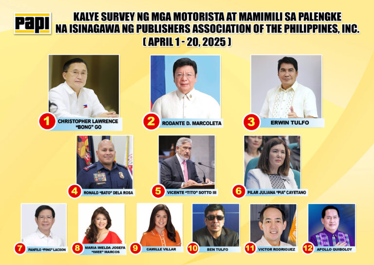 senatoriables 2025- Tagalog