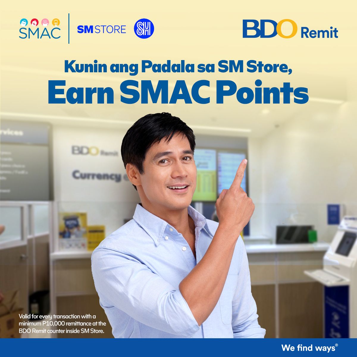 2_BDO and SMAC launch points-earning benefit for BDO Remittance claimants at SM 02